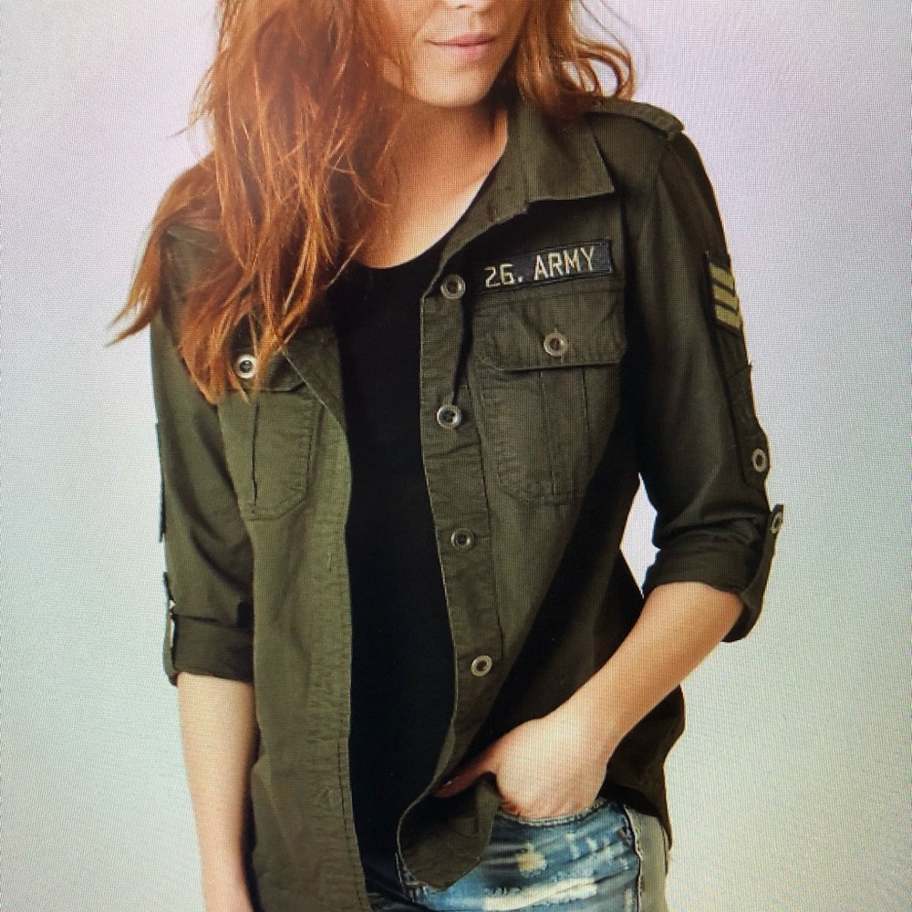 Ashley Canvas Army Jacket